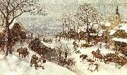 Lucas Van Valkenborch Winter oil